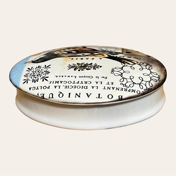 Kimberly Poloson Ceramic Bird Theme Trinket Box/Dish & Lid - Picture 3 of 12